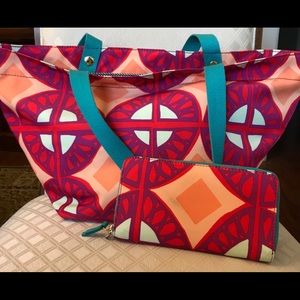 Fossil Tote Handbag Purse and Wallet